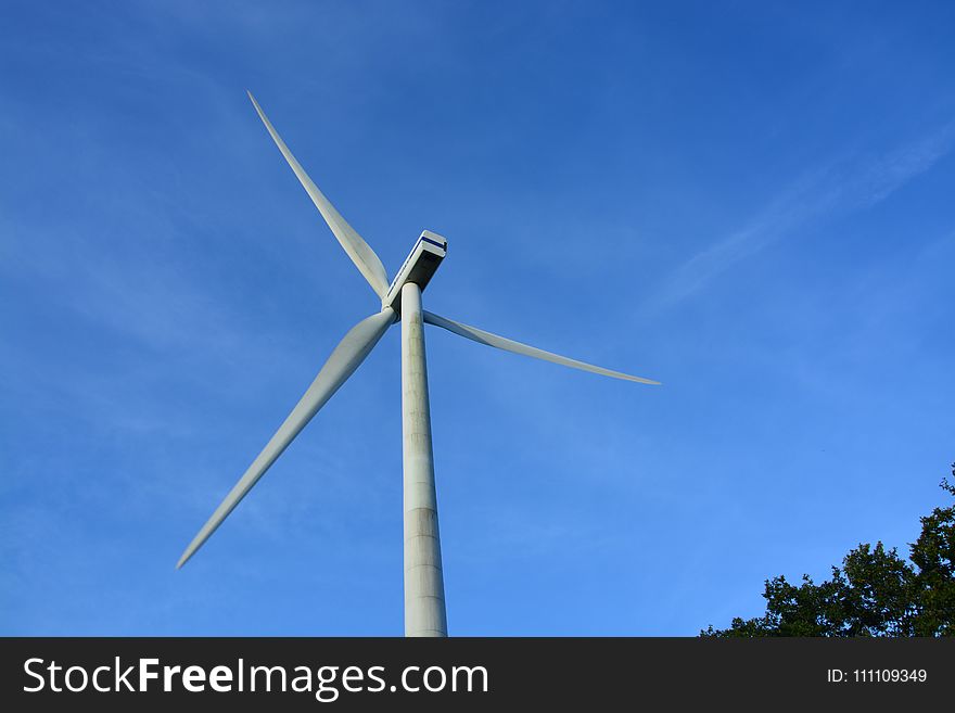 Wind Turbine, Sky, Wind Farm, Wind