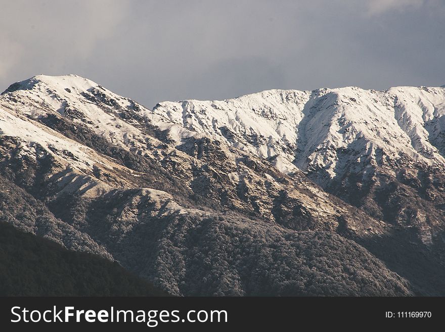 Landscape Photograph of Snow-capped Mountains