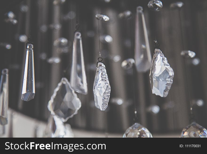 Clear Glass Stones Hanging