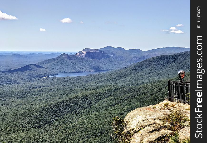 Aerial Photography Of Mountain