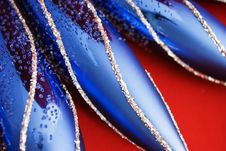 Blue Christmas Baubles Royalty Free Stock Photography Blue Christmas Baubles Royalty Free Stock Photography