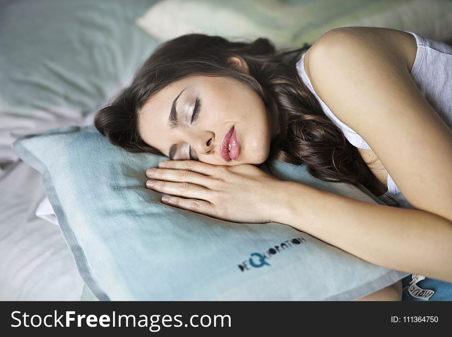 Close-Up Photography Of Woman Sleeping