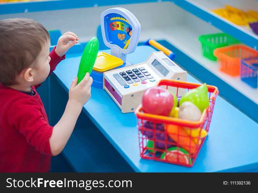 shopping cart. subsistence minimum for a basket of products in the store