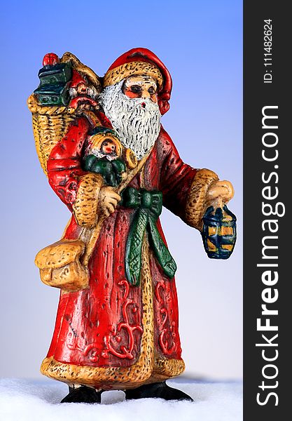 Figurine, Christmas Ornament, Santa Claus, Christmas