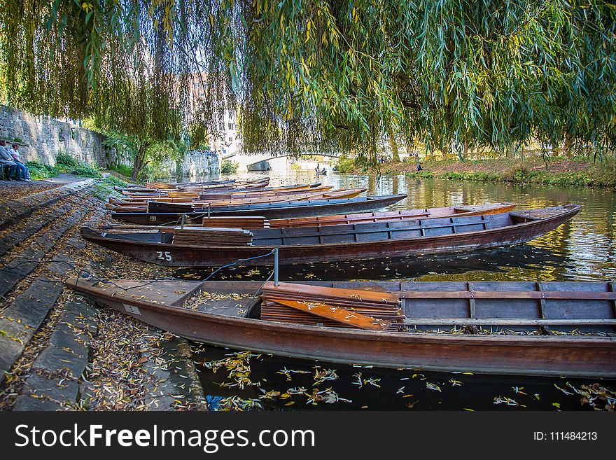 Reflection, Water, Water Transportation, Boat