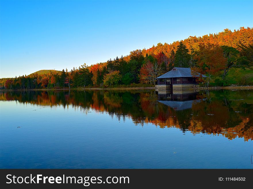 Reflection, Nature, Water, Lake