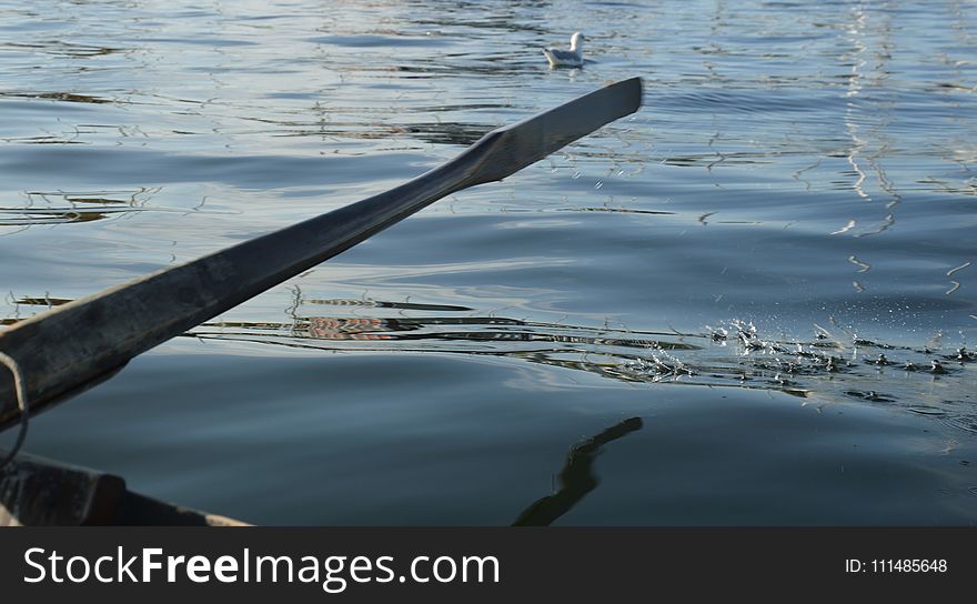 Water, Reflection, Boats And Boating Equipment And Supplies, Oar