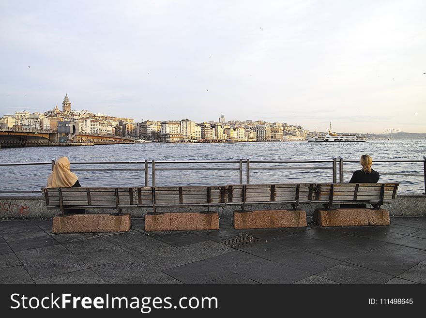 Sea, Sky, Water, Pier