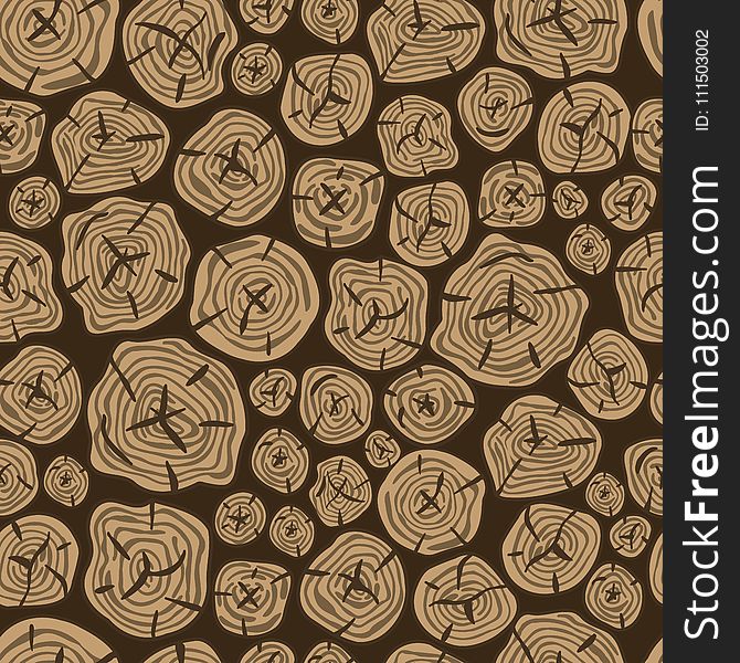 Vector Pattern of Sawn Wood