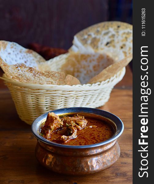 Cooked Food in Bowl