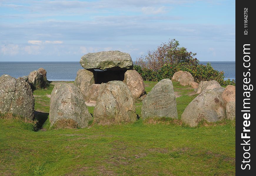 Rock, Promontory, Coast, Archaeological Site