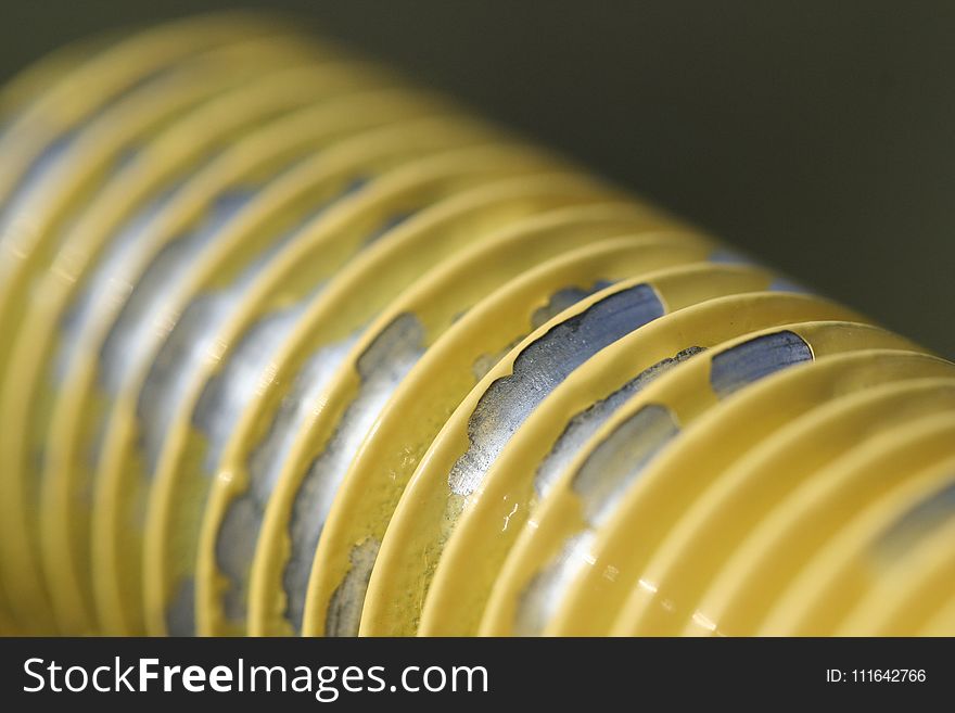 Yellow, Close Up, Macro Photography, Cylinder