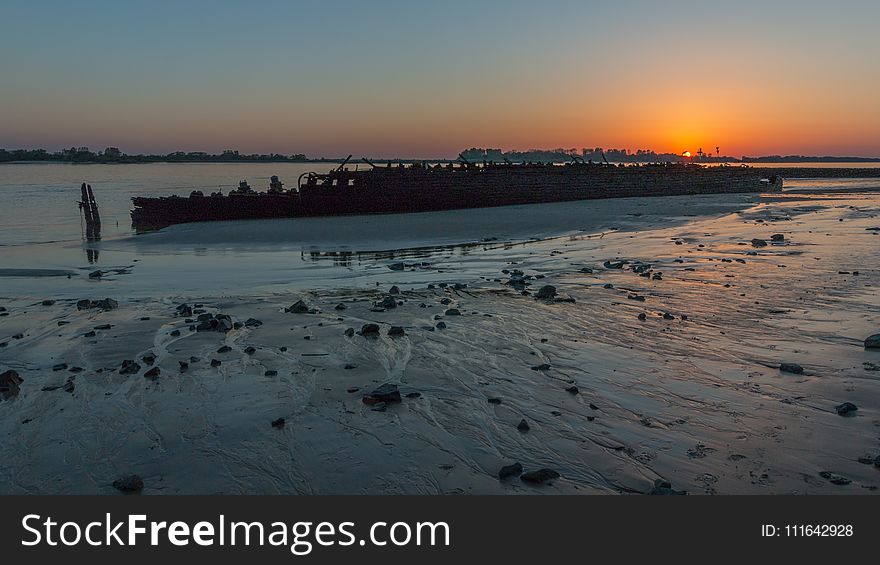 Sea, Shore, Horizon, Sky