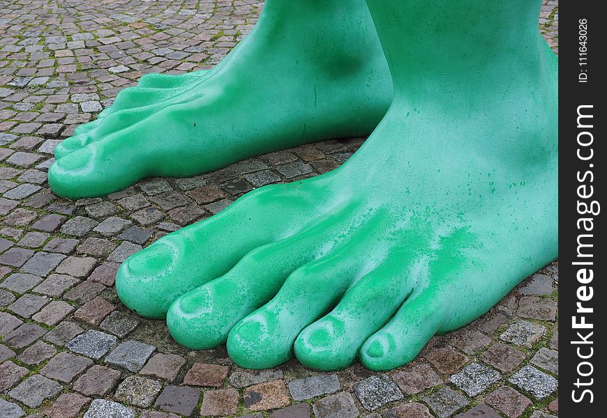 Green, Leg, Foot, Hand
