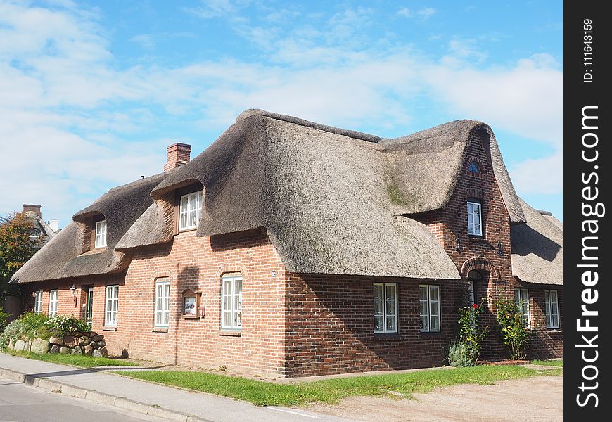 Property, House, Roof, Thatching