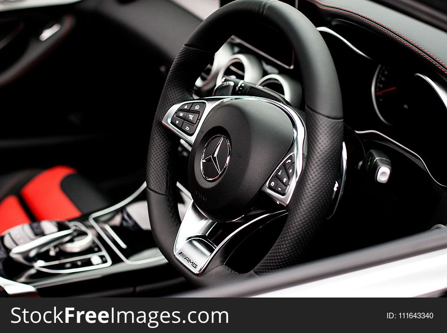 Car, Steering Wheel, Steering Part, Motor Vehicle