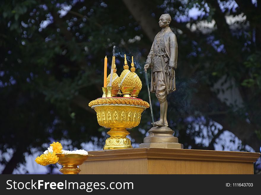 Statue, Place Of Worship, Monument, Wat