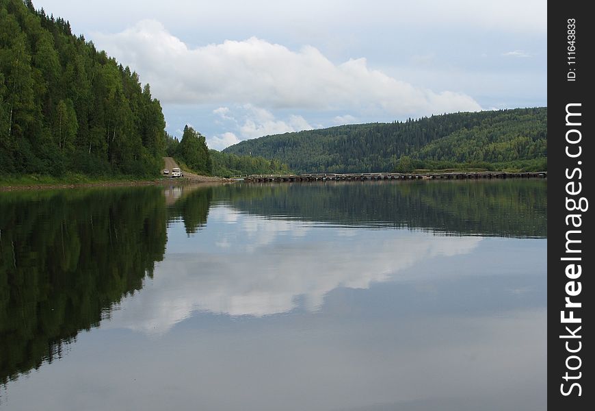 Reflection, Water, Nature, Lake