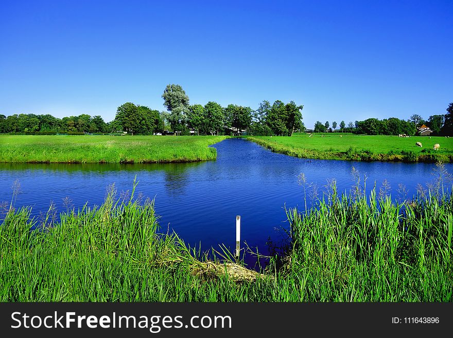 Reflection, Water, Nature, Sky