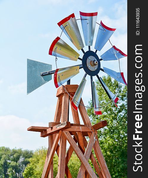Windmill, Mill, Wind, Wheel