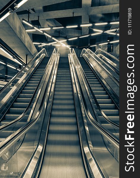 Escalator, Metropolitan Area, Architecture, Structure