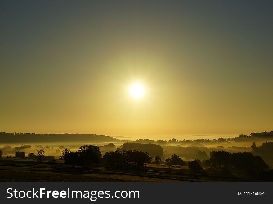 Sky, Sunrise, Dawn, Morning