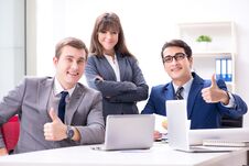 The Business Meeting With Employees In The Office Royalty Free Stock Image