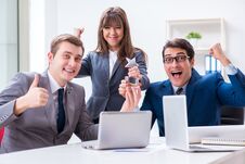 The Business Meeting With Employees In The Office Stock Photo The Business Meeting With Employees In The Office Stock Photo
