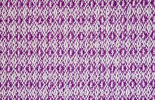 Texture Of The Fabric Surface Made Of Knitted Natural Cotton Fiber, Purple-lilac Pattern,d Royalty Free Stock Images