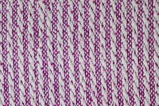 Texture Of The Fabric Surface Made Of Knitted Natural Cotton Fiber, Purple-lilac Pattern,d Royalty Free Stock Photos