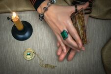 Tarot Cards. Future Reading. Fortune Teller Concept. Stock Photography Tarot Cards. Future Reading. Fortune Teller Concept. Stock Photography