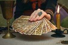 Tarot Cards. Future Reading. Fortune Teller Concept. Stock Image Tarot Cards. Future Reading. Fortune Teller Concept. Stock Image