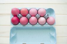 Pink Easter Eggs.Easter.Pastel Shades.Shades Of Pink.Pink Background. Royalty Free Stock Image Pink Easter Eggs.Easter.Pastel Shades.Shades Of Pink.Pink Background. Royalty Free Stock Image