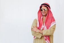 Portrait Of Arab Businessman Stock Photo