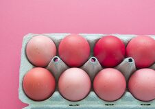 Pink Easter Eggs.Easter.Pastel Shades.Shades Of Pink.Pink Background. Royalty Free Stock Photo Pink Easter Eggs.Easter.Pastel Shades.Shades Of Pink.Pink Background. Royalty Free Stock Photo