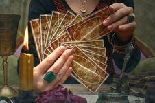 Tarot Cards. Future Reading. Fortune Teller Concept. Royalty Free Stock Images Tarot Cards. Future Reading. Fortune Teller Concept. Royalty Free Stock Images