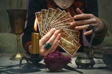 Tarot Cards. Future Reading. Fortune Teller Concept. Royalty Free Stock Image Tarot Cards. Future Reading. Fortune Teller Concept. Royalty Free Stock Image