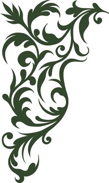 Vector Retro Ornament Wispy Braided Ivy Royalty Free Stock Photos Vector Retro Ornament Wispy Braided Ivy Royalty Free Stock Photos