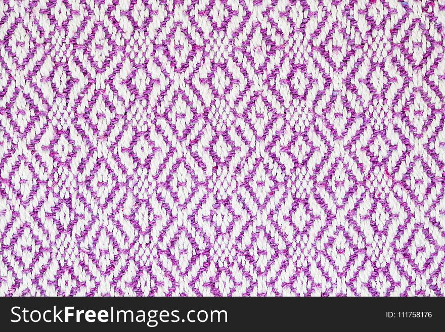 Texture Of The Fabric Surface Made Of Knitted Natural Cotton Fiber, Purple-lilac Pattern,d