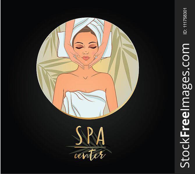 Vector Illustration Of Spa Center