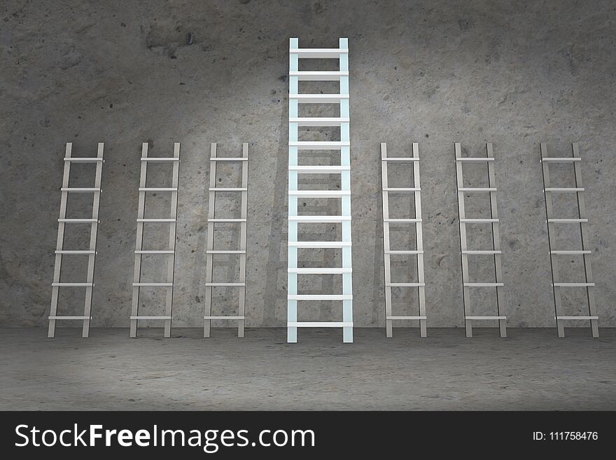 The different ladders in career progression concept