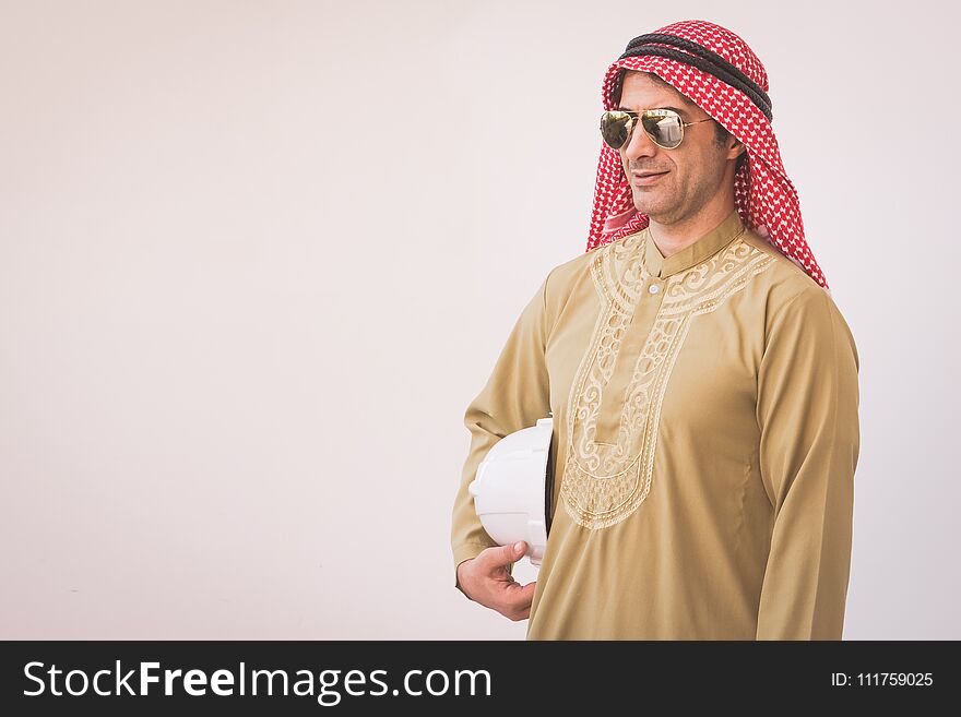 Portrait of Arab architects, man