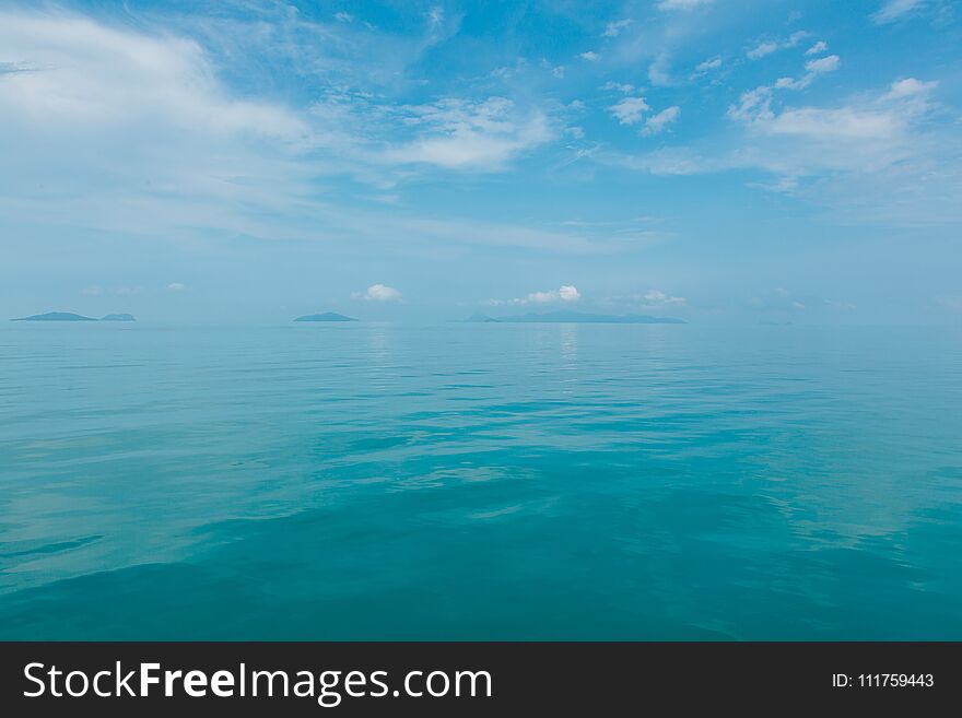 Blue Sea Surface Abstract Background Pattern