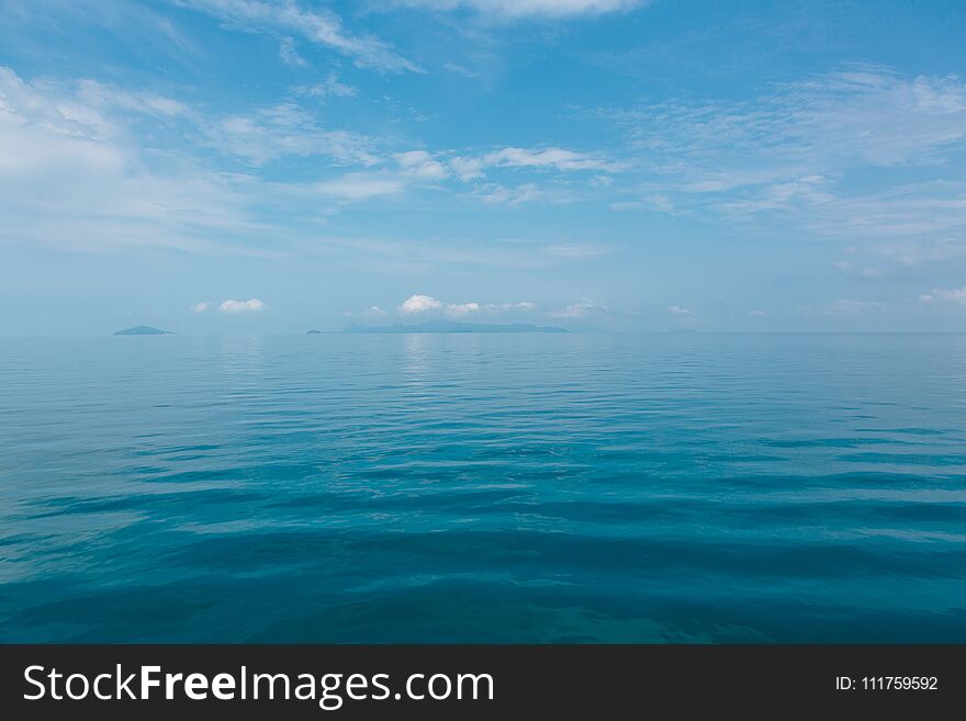 Blue sea surface abstract background pattern