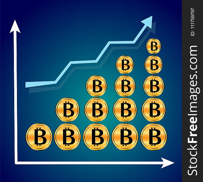 Bitcoin sign icon for internet money 2