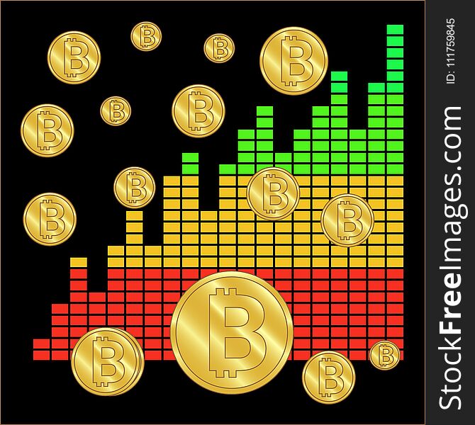 Bitcoin sign icon for internet money. Crypto currency symbol and coin image for using in web projects or mobile applications. Vector illustration. Bitcoin sign icon for internet money. Crypto currency symbol and coin image for using in web projects or mobile applications. Vector illustration.