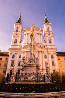 Piarist Church In Vienna, Austria Stock Photo