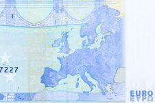 Close Up View From 20 Euro Bill, Macro Shot From 20 Euro Bill. Stock Photo Close Up View From 20 Euro Bill, Macro Shot From 20 Euro Bill. Stock Photo