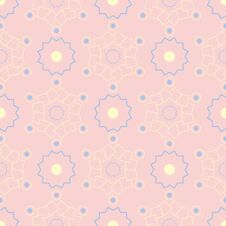 Geometric Pink Colored Seamless Pattern With Blue And Beige Elements Stock Photo Geometric Pink Colored Seamless Pattern With Blue And Beige Elements Stock Photo
