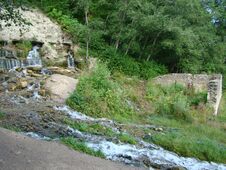 The Slovenian Springs Near Izborsk Fortress Stock Photos